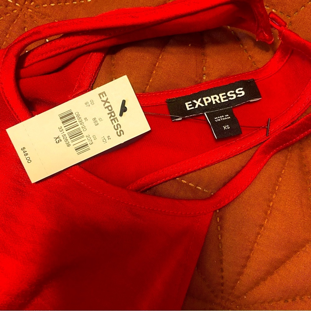 Express Scarlet Halter Bodysuit - Picture 4 of 6